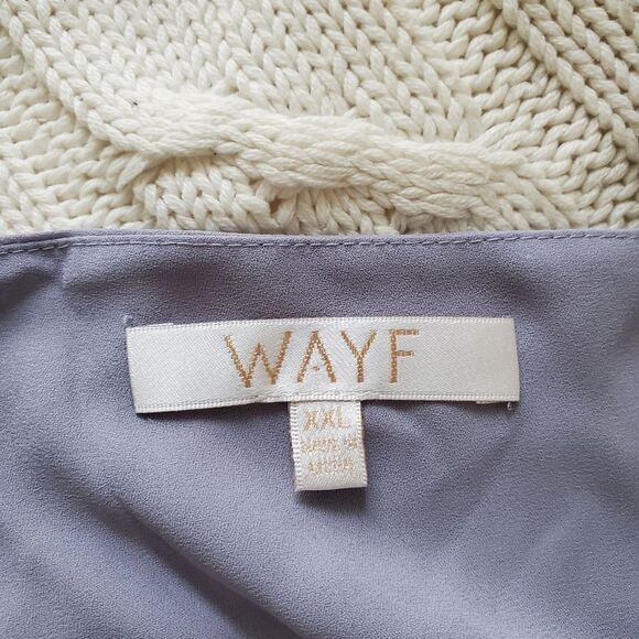 WAYF | Posie Lace Up Cami in Purple - [size XXL] - Picture 9 of 11